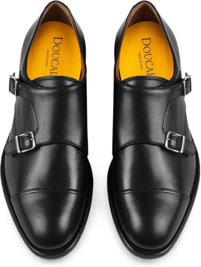 Doucal's Gespschoenen met dubbele gesp Zwart