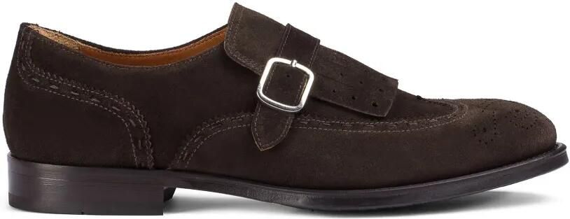 Doucal's Gespschoenen met franje Bruin
