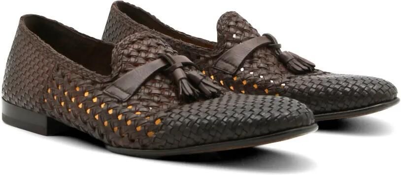 Doucal's Geweven loafers met kwastje Bruin - Foto 4