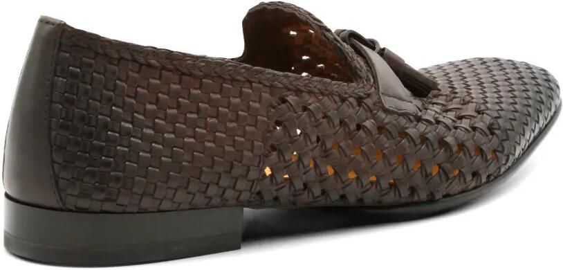 Doucal's Geweven loafers met kwastje Bruin - Foto 3