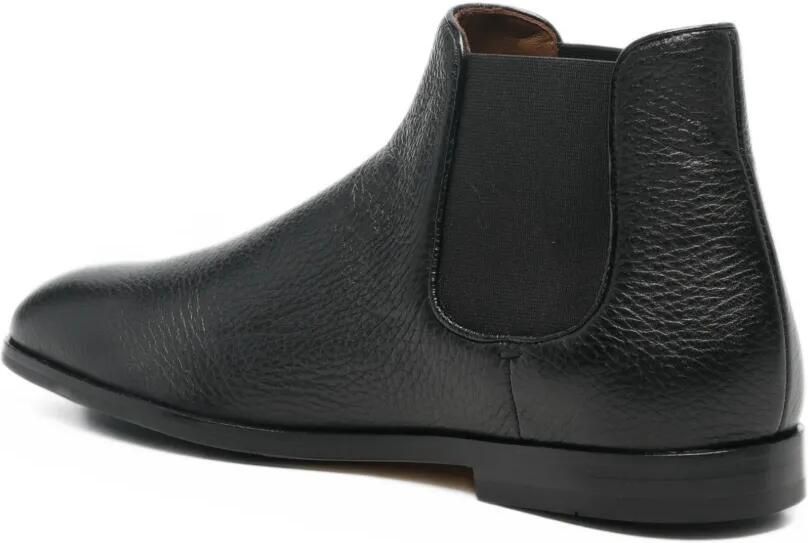 Doucal's grained leather Chelsea boots Zwart - Foto 2