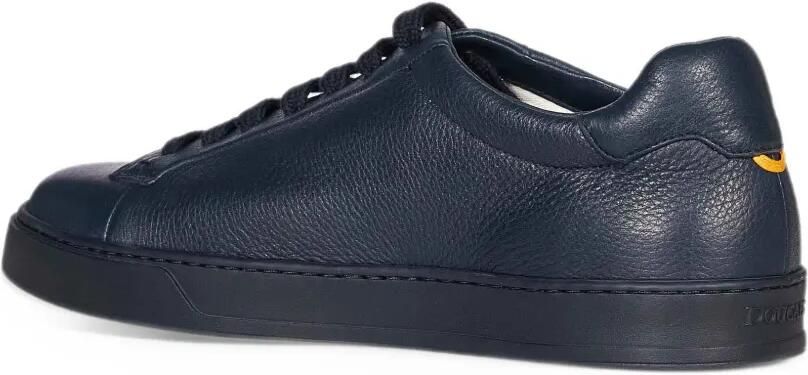 Doucal's grained-leather louw-top sneakers Blauw - Foto 3