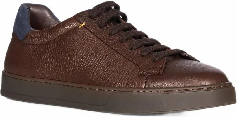 Doucal's grained-leather sneakers Bruin