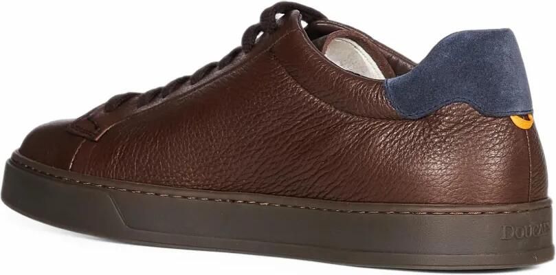 Doucal's grained-leather sneakers Bruin - Foto 2