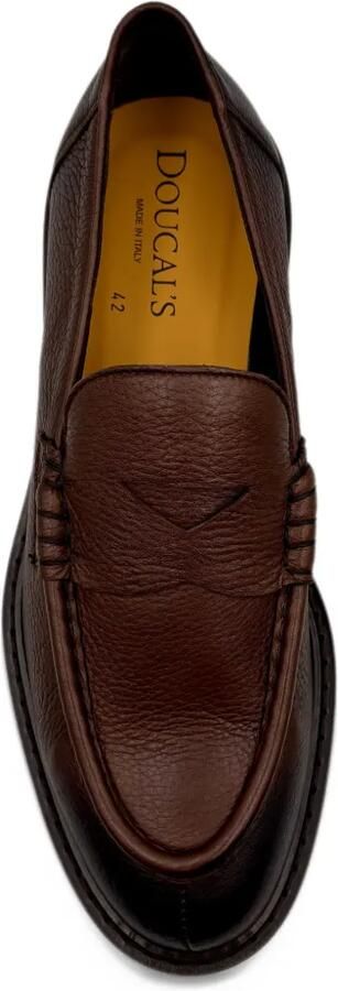 Doucal's grained round-toe loafers Bruin - Foto 2