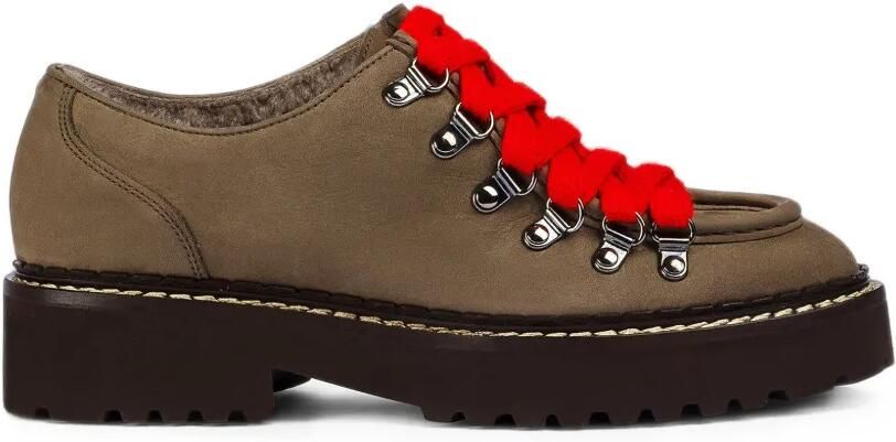Doucal's Leren derby schoenen met haaksluiting Bruin
