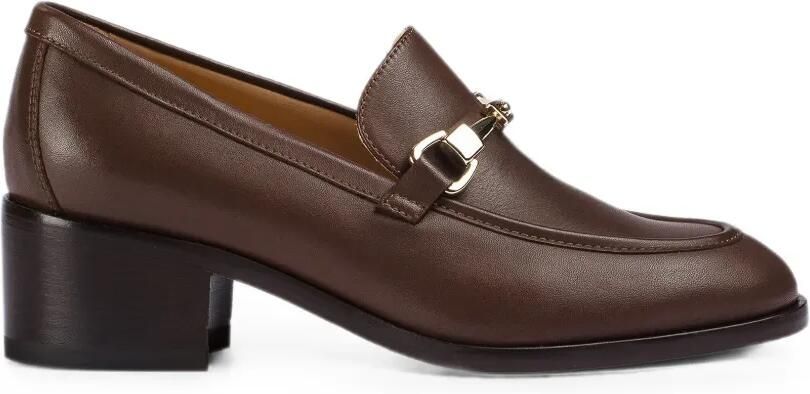 Doucal's Horsebit leren loafers Bruin