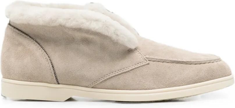 Doucal's Joanne RS suède loafers Beige