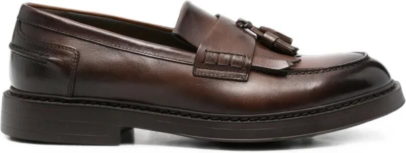 Doucal's Kiltie loafers met kwastje Bruin