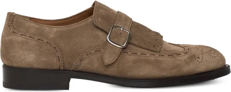 Doucal's Kilty loafers met gespband Bruin