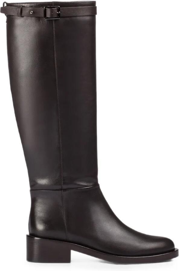 Doucal's Knielaarzen met gespdetail Bruin