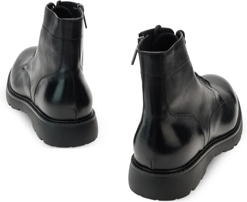 Doucal's lace-up leather ankle boots Zwart - Foto 3