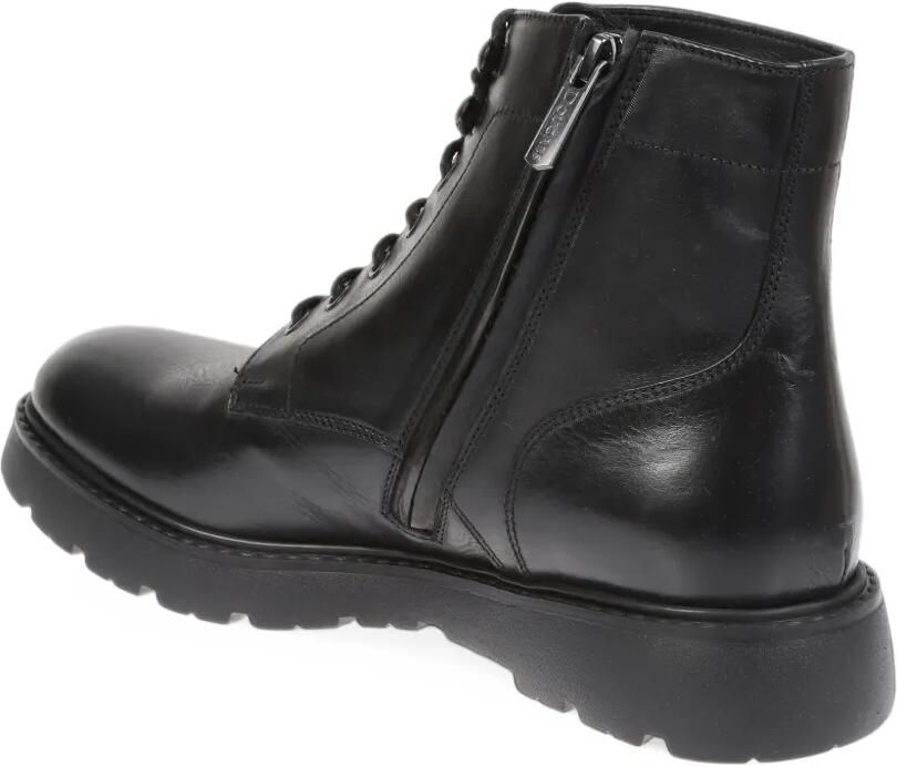 Doucal's lace-up leather ankle boots Zwart - Foto 3