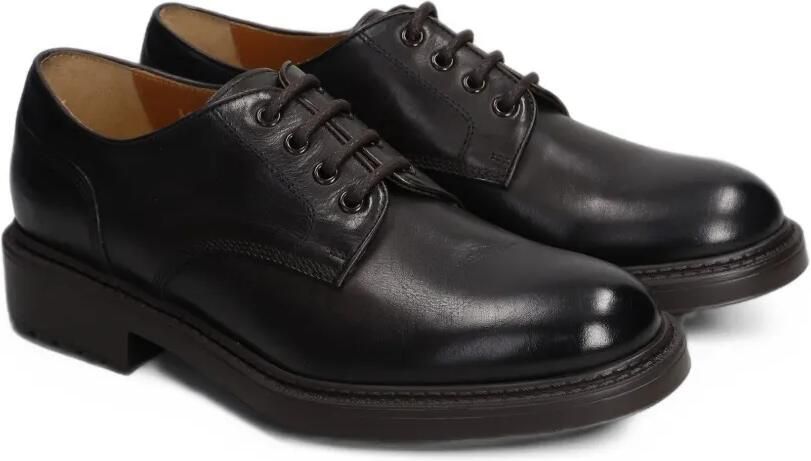 Doucal's lace-up leather Derby shoes Bruin - Foto 4