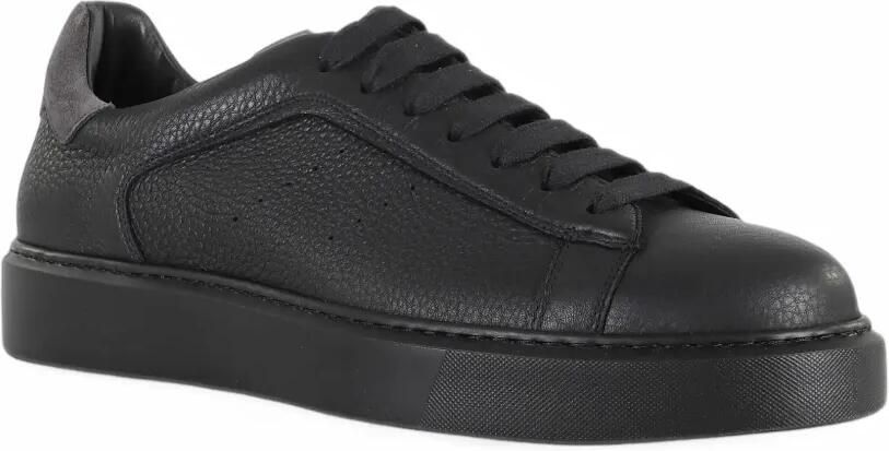 Doucal's lace-up leather sneakers Zwart - Foto 3