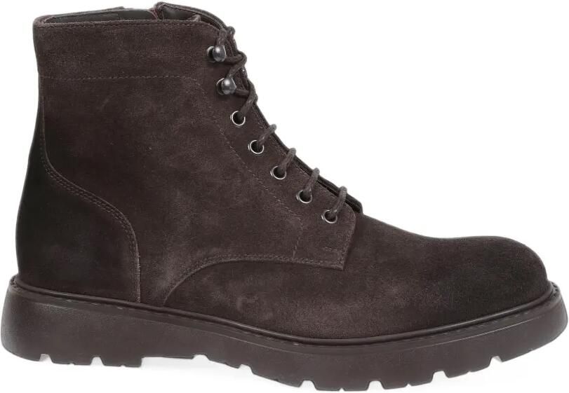 Doucal's lace-up suede boots Bruin