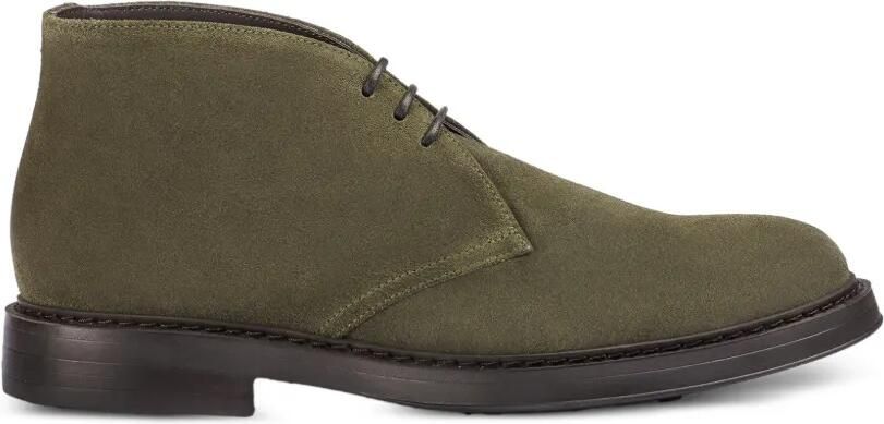 Doucal's Suède desert boots Groen