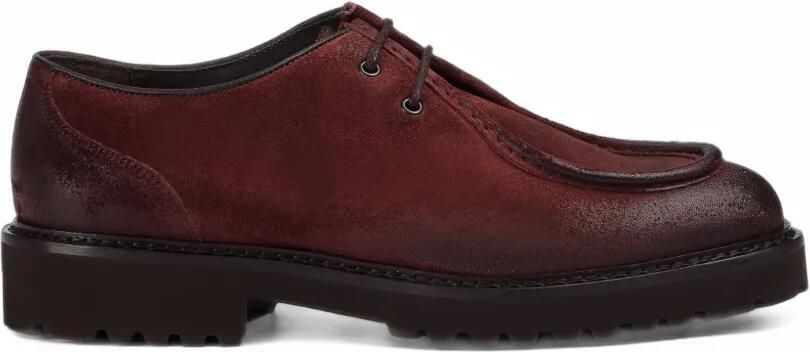 Doucal's Suède desert boots Rood