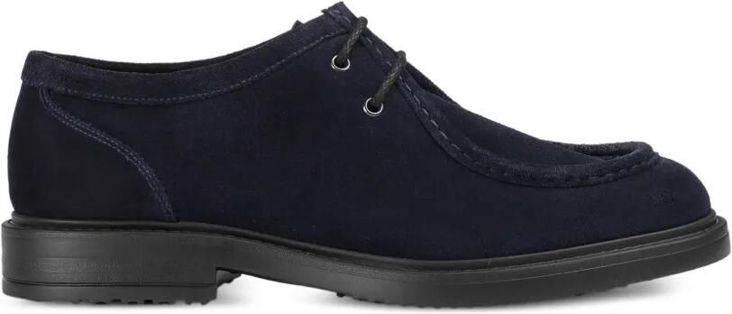 Doucal's Suède veterschoenen Blauw