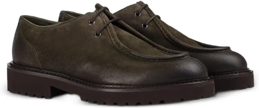 Doucal's Suède veterschoenen Groen - Foto 3