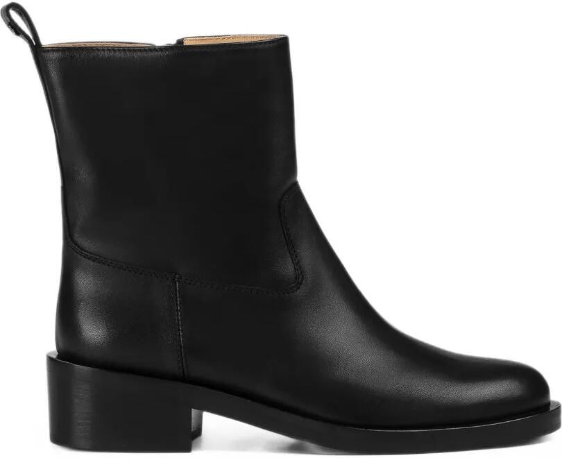 Doucal's leather ankle boots Zwart