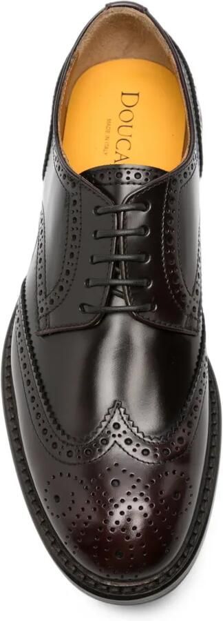 Doucal's leather brogue shoes Bruin - Foto 4
