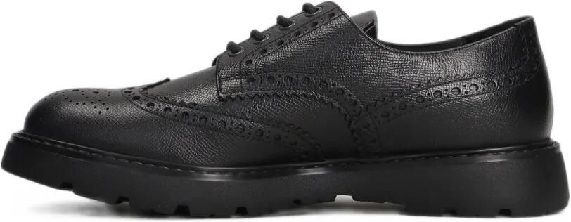 Doucal's leather brogues shoes Zwart