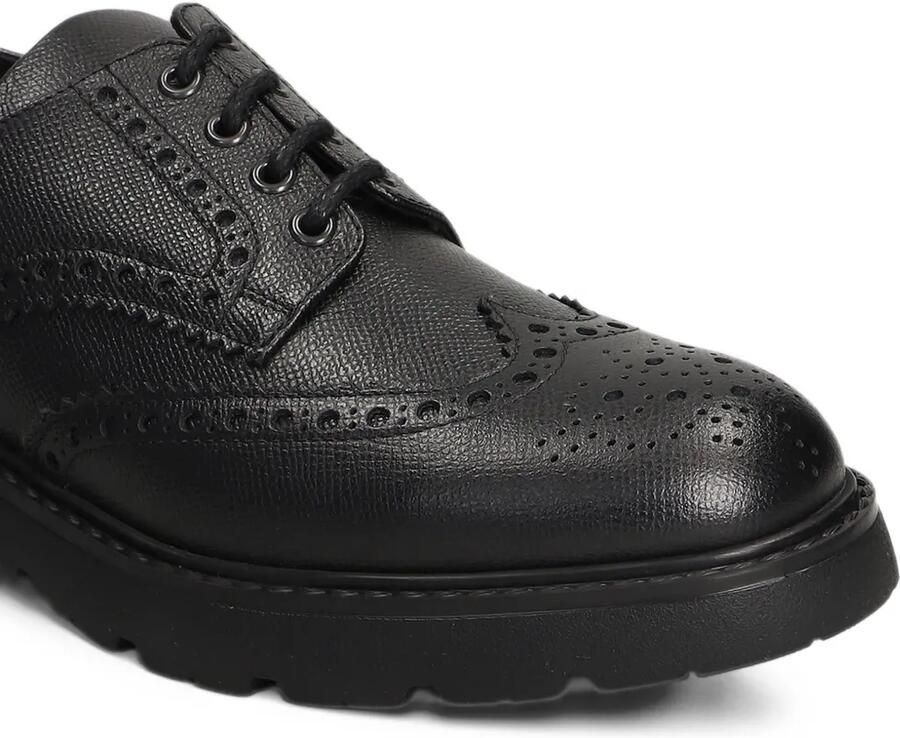 Doucal's leather brogues shoes Zwart - Foto 2