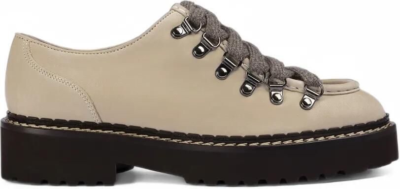 Doucal's leather Derby shoes Beige