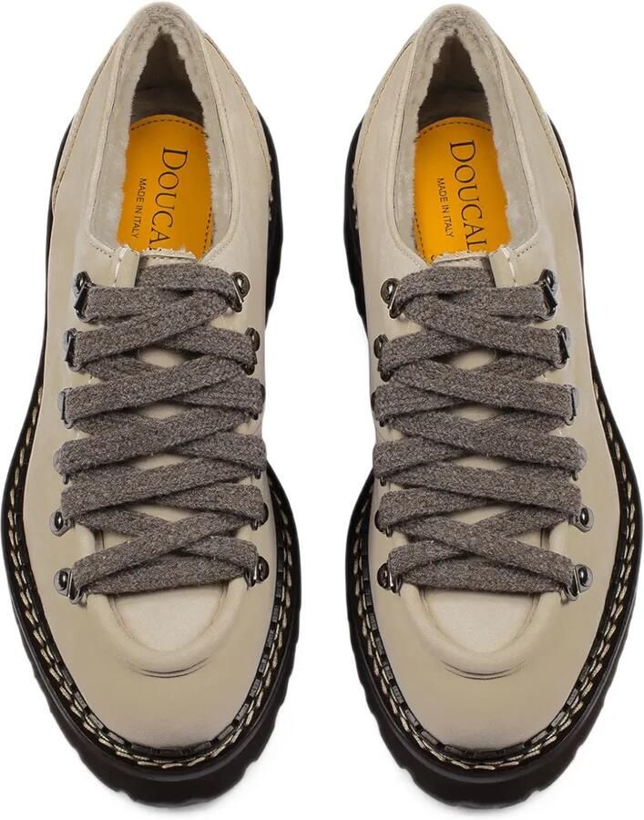 Doucal's leather Derby shoes Beige - Foto 2