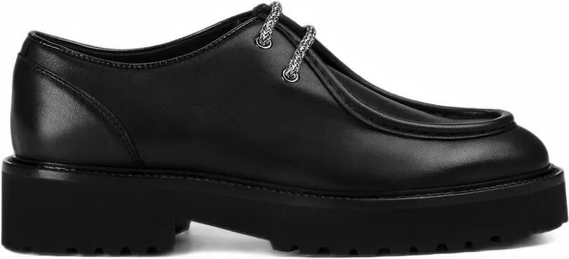 Doucal's leather Derby shoes Zwart