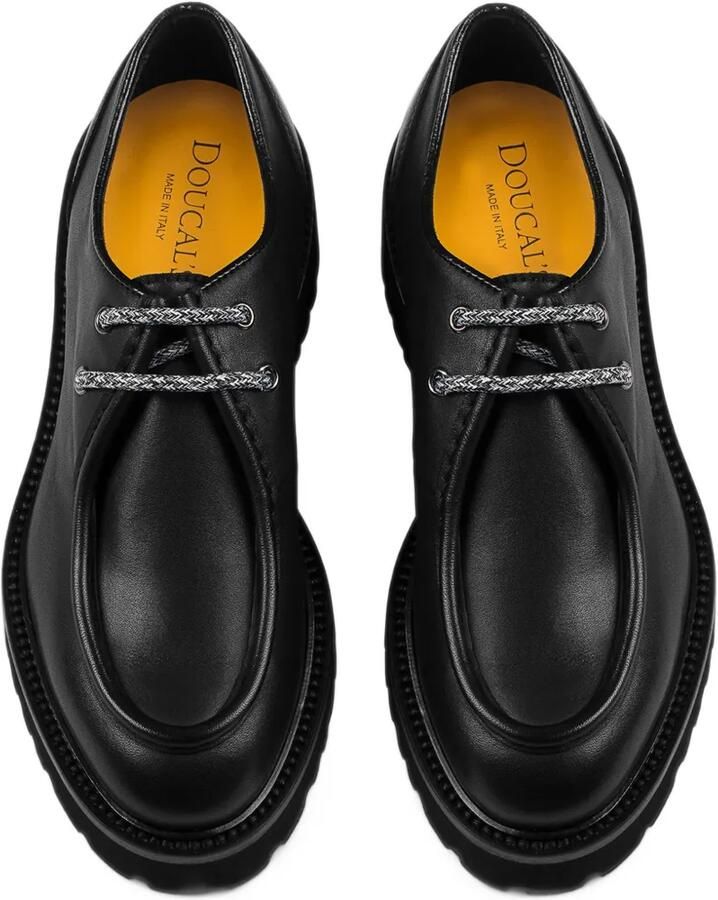 Doucal's leather Derby shoes Zwart - Foto 2