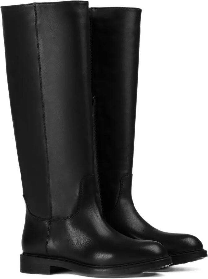 Doucal's leather knee-high boots Zwart - Foto 2