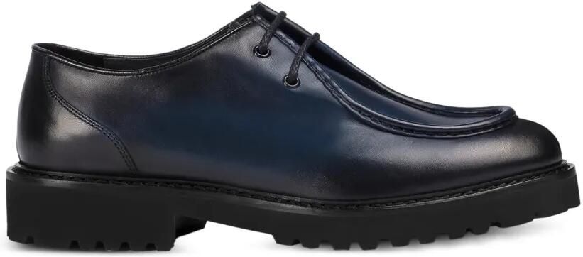 Doucal's Leren veterschoenen Blauw