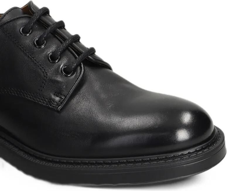 Doucal's leather lace-up shoes Zwart - Foto 2