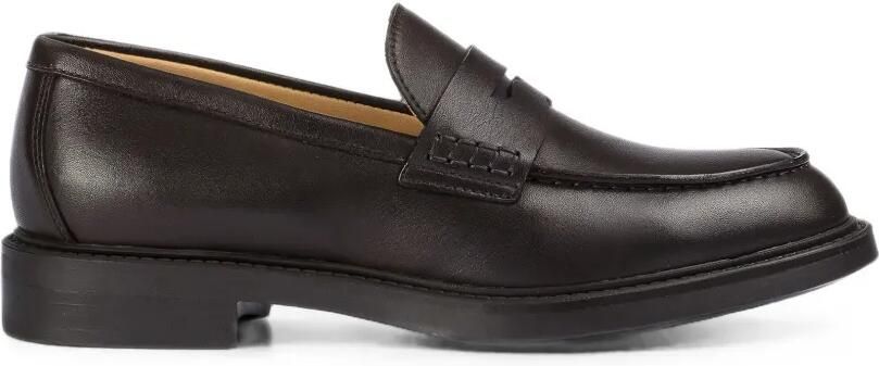 Doucal's Leren loafers Bruin