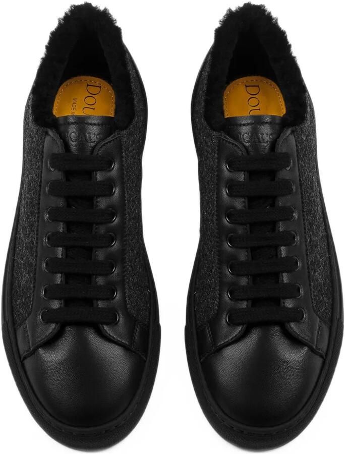 Doucal's leather low-top sneakers Zwart - Foto 2