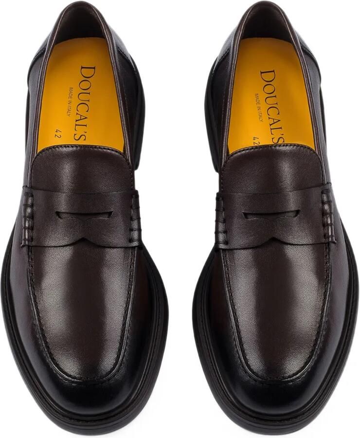 Doucal's leather penny loafers Bruin - Foto 2