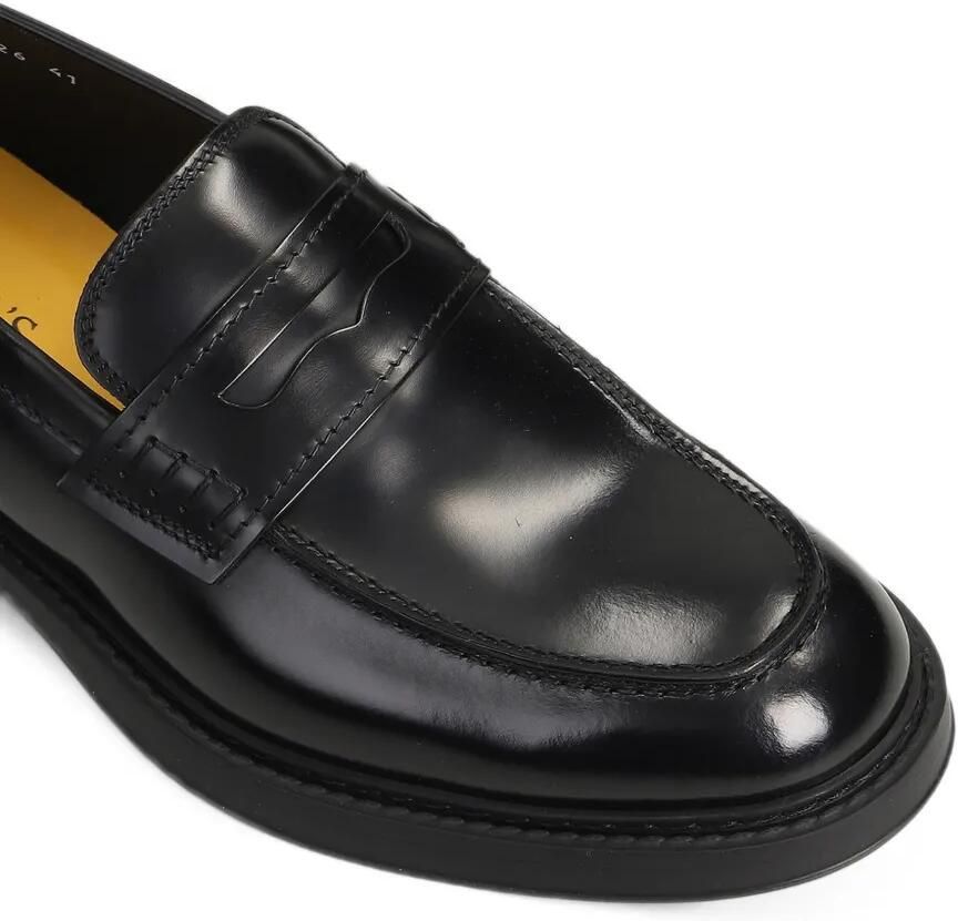 Doucal's leather penny loafers Zwart - Foto 2