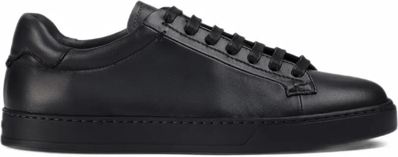 Doucal's leather sneakers Zwart