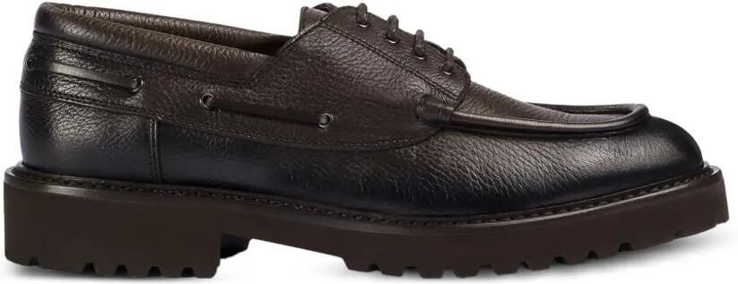 Doucal's Leren bootschoenen met veters Bruin