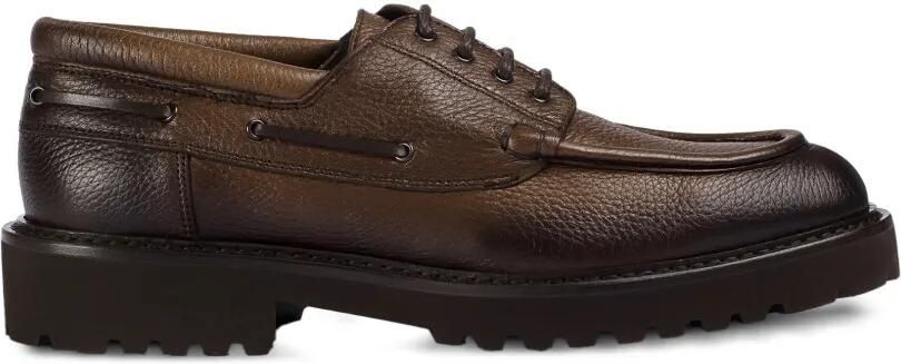 Doucal's Leren bootschoenen met veters Bruin