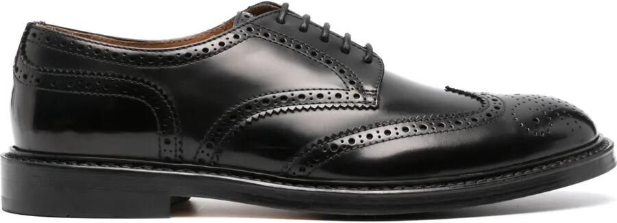 Doucal's Leren brogues Zwart