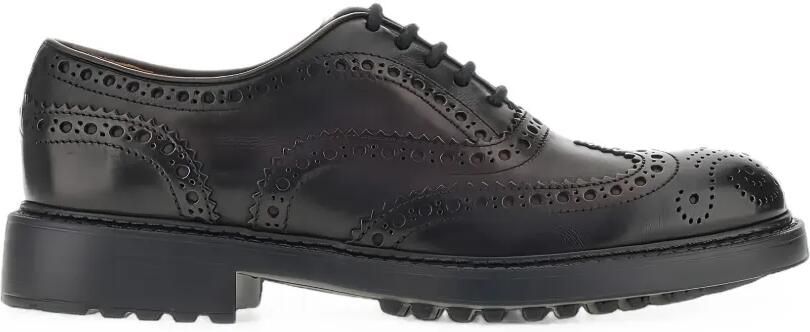 Doucal's Leren brogues Zwart
