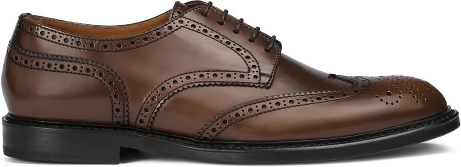 Doucal's Leren derby schoenen Bruin