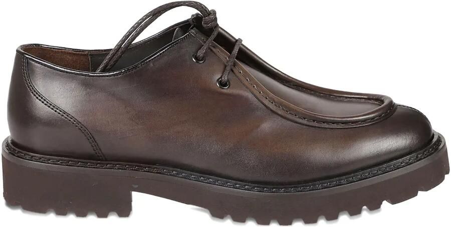 Doucal's Leren derby schoenen Bruin