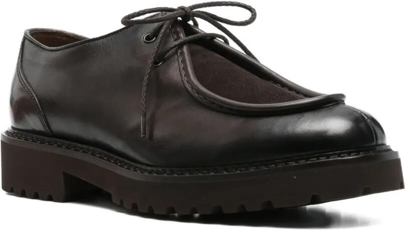 Doucal's Leren Derby schoenen Bruin - Foto 3