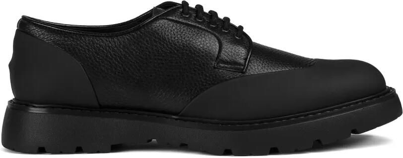 Doucal's Leren derby schoenen met vlakken Zwart