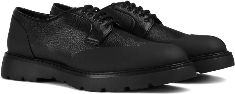 Doucal's Leren derby schoenen met vlakken Zwart - Foto 3