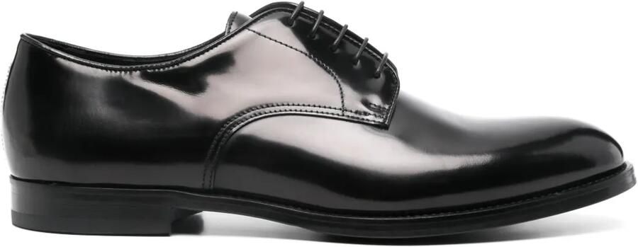 Doucal's Leren derby schoenen Zwart